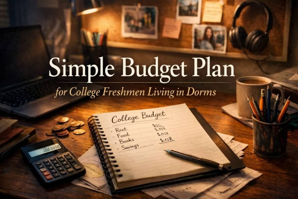 Simple Budget Plan for College Freshmen Living in Dorms