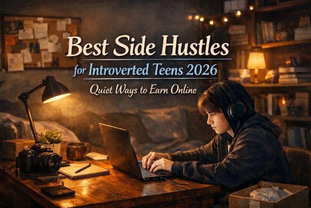 Best Side Hustles for Introverted Teens 2026: Quiet Ways to Earn Online