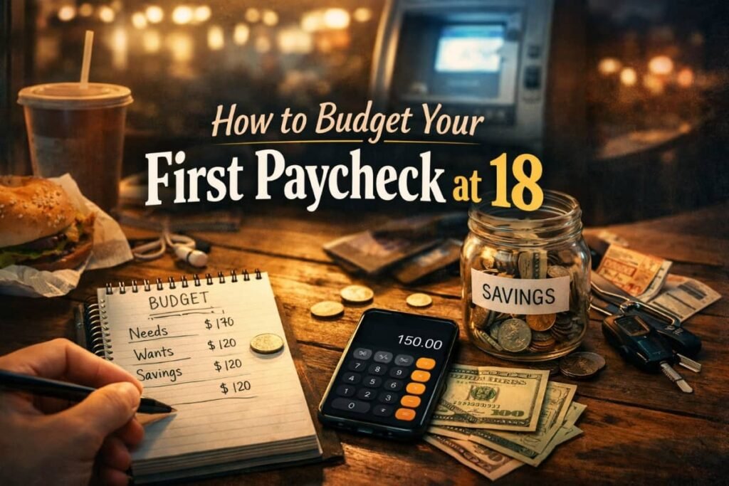 How to Budget Your First Paycheck at 18