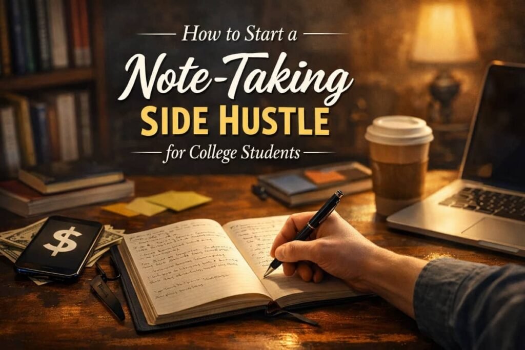 How to Start a Note-Taking Side Hustle for College Students From Zero