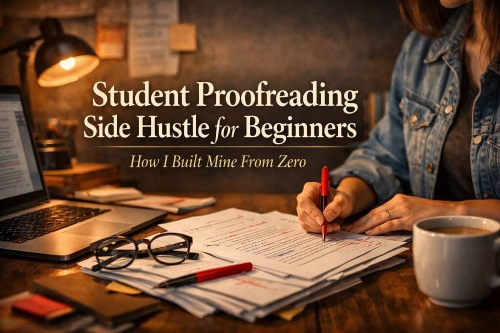 Student Proofreading Side Hustle for Beginners: How I Built Mine From Zero
