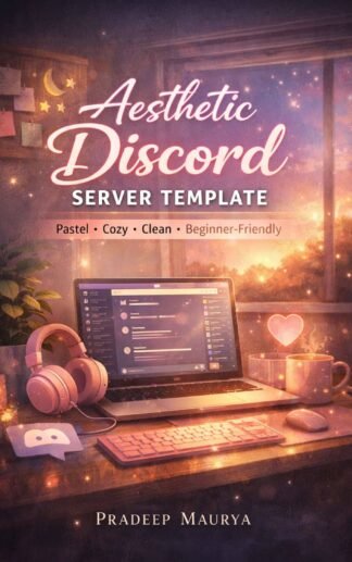 Aesthetic Discord Server Template | Pastel, Cozy & Clean Community Setup